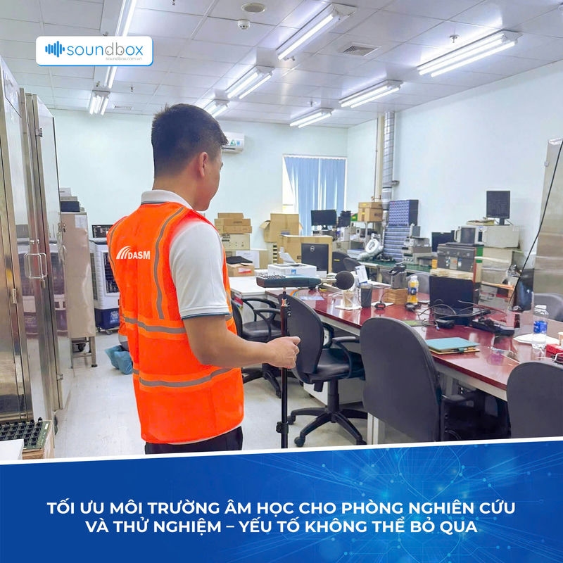 Môi trường âm học đạt chuẩn là yếu tố quan trọng hàng đầu của các phòng nghiên cứu, phòng thử nghiệm